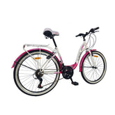 Mogoo Floress Cruiser 21 Speed 26 Inch Bicycle Pink - Colorland Toys